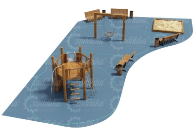 Средняя детская площадка 165 м2 №3