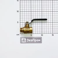 Кран шаровый G1/2 2-ходовой ВР-НР латунь ручка-рычаг