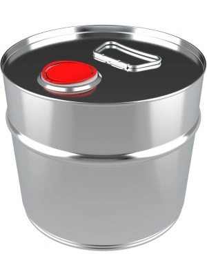 Банка металл 3л. круглая, с крышкой берикап 42мм, с ручкой, арт. БЖ 3 бер с ручкой, код: 28245