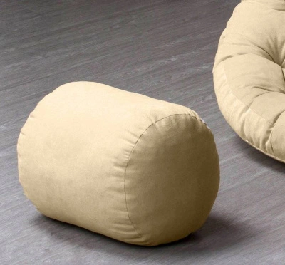 Пуф Скалоп для Оустер ткань Бостон