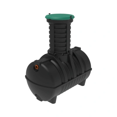 Автономная канализация Rostok Ground 6 Pro с горловиной 1000 мм и принудительным отведением 