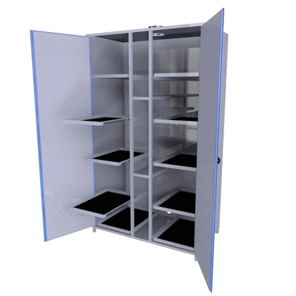 Шкаф для аккумуляторов ШМА-07 1160x650x2030 мм Синий