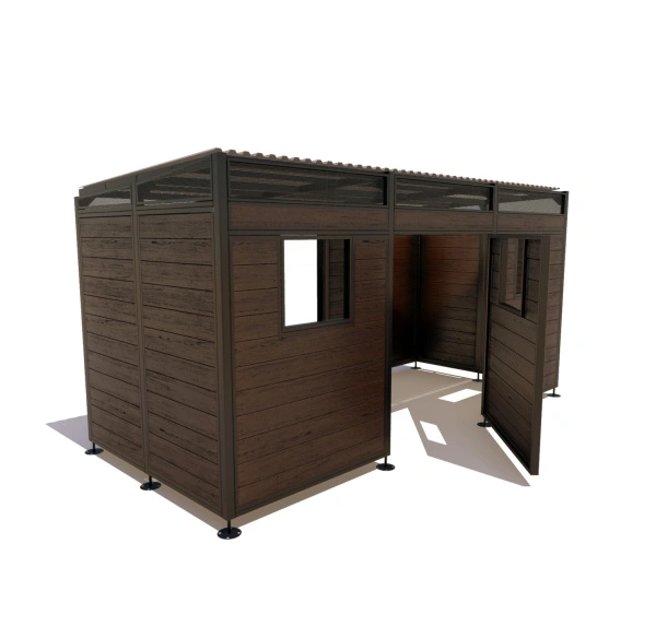 Контейнерная площадка для ТБО с ДПК