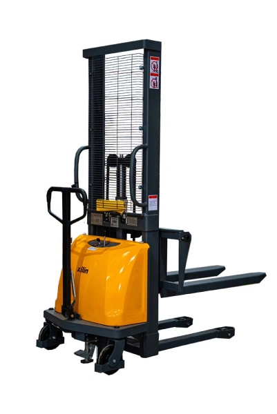 Штабелер гидравлический с электроподъемом 1,5 т 1,6 м XILIN CDD15B-E (WET) с раздвижными вилами