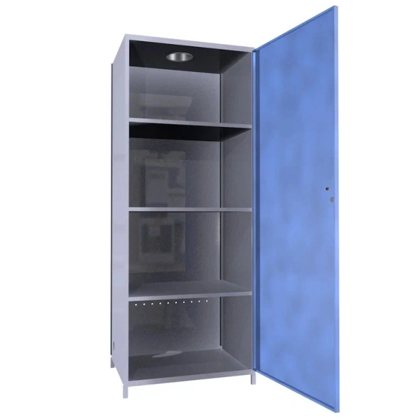 Шкаф для аккумуляторов ШМА-01 700x550x1850 мм Синий