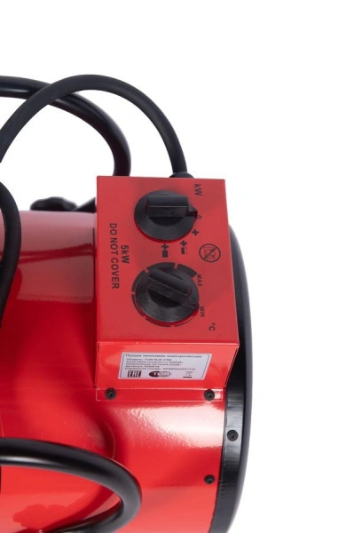 Пушка тепловая электрическая 5 кВт 220В ТЭН из нержавеющей стали TOR BJE-F5B