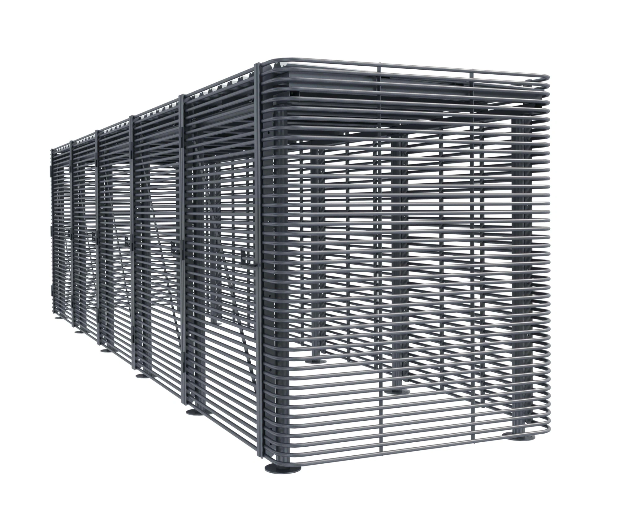 Контейнерная площадка для ТБО «МАФ - 6» без хозблока 9,5 м (на 6 контейнеров)