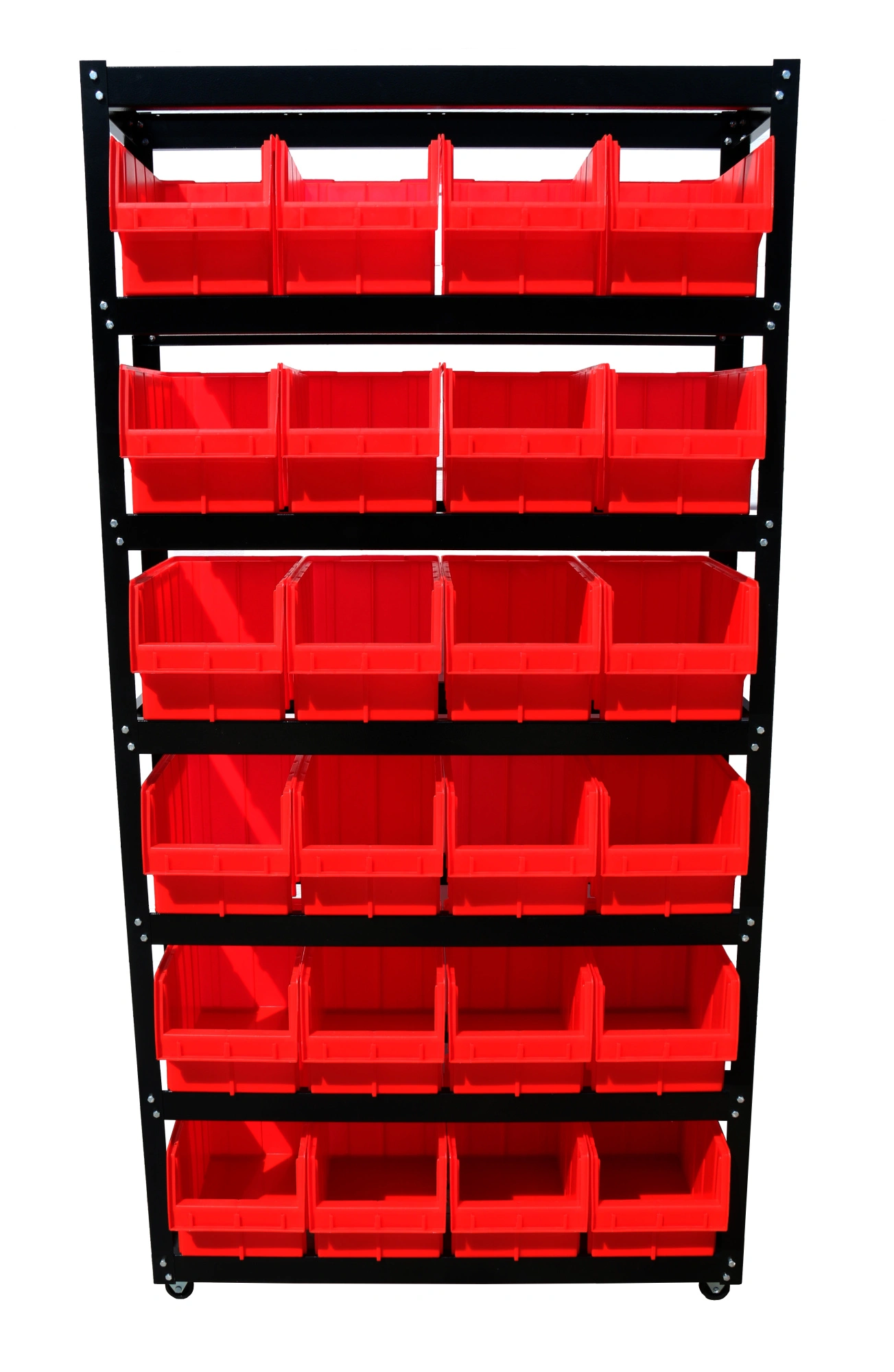 Стеллаж с ящиками для склада на колесах 700K