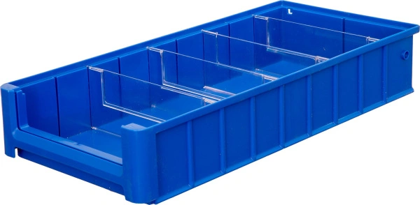 Ящик сплошной 500×234×90 мм, объем 10.53 л., арт.: SK 5209, синий, код: 12380