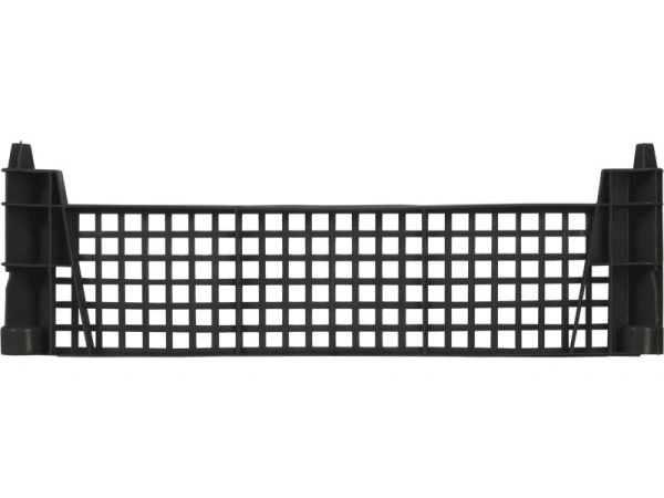 Ящик перфорированный 400×300×110, арт.: 101, объём 9, чёрный, код: 13154