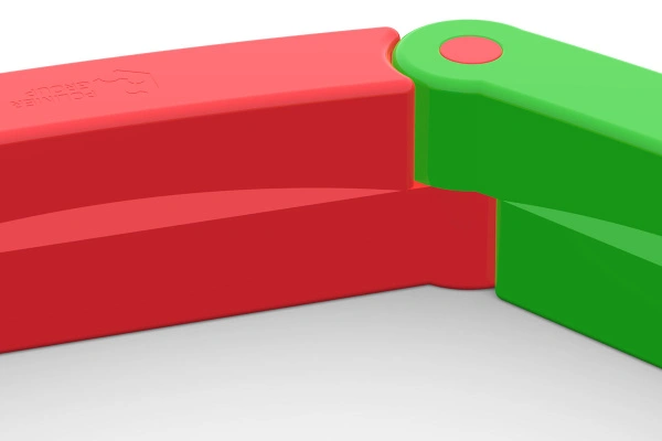 Элемент песочницы синий