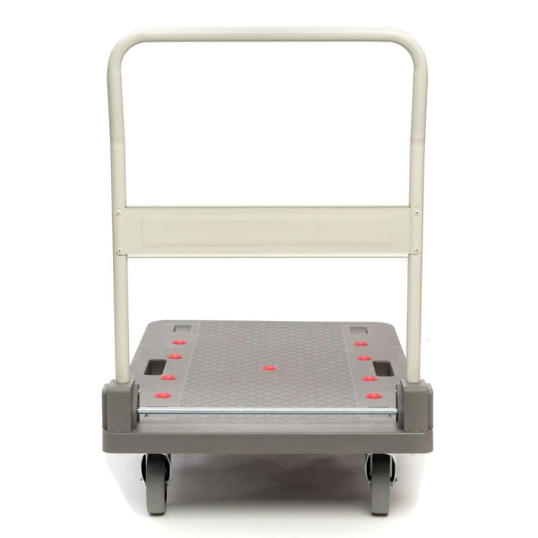 Тележка платформенная Стелла-техник FW-250П 900х610 со складной ручкой, грузоподъемность 250кг