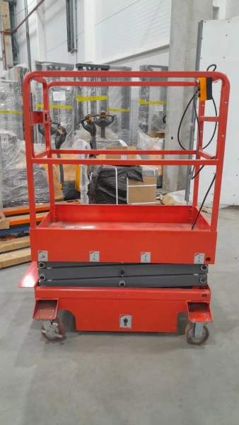 Подъемник ножничный передвижной 240 кг 3/5 м TOR GTJY DC аккумуляторный