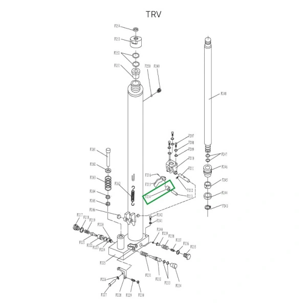 Ролик нажимной ручки для TRV