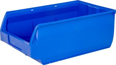 Ящик сплошной 500×310×200 мм, объем 31 л., арт.: 5005, синий, код: 10041