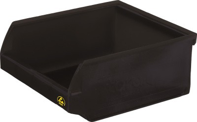 Ящик Ancona 107х98х47 PP, черный антистатичный, арт. 5000 ESD, код: 12769