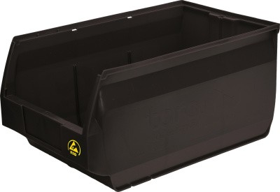 Ящик Venezia 500х310х250 PP, черный антистатичный, арт. 5006 ESD, код: 12775