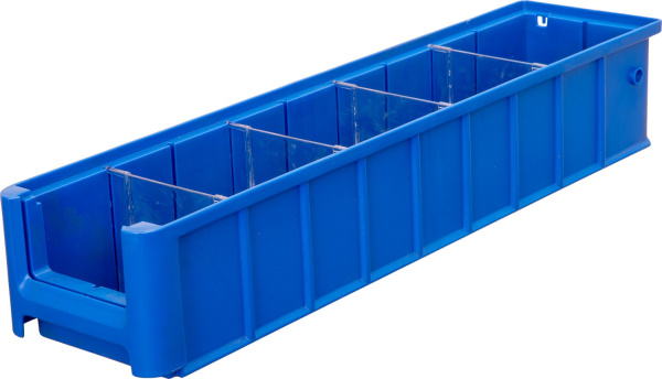 Ящик сплошной 500×117×90 мм, объем 5.27 л., арт.: SK 5109, синий, код: 12377