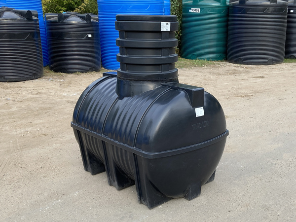 Подземная емкость D 1000 литров (черный)