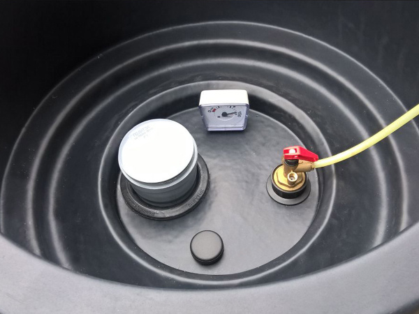 Подземная емкость DT 1000 литров (черный)